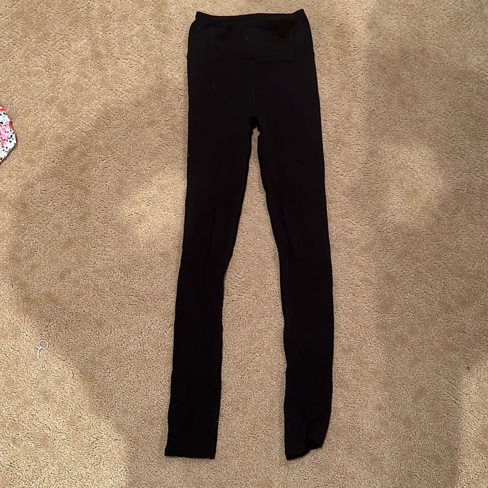 Lululemon perforated black leggings